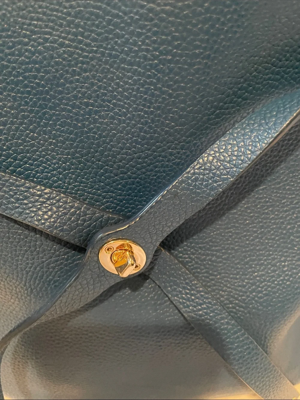 Coach pebble leather